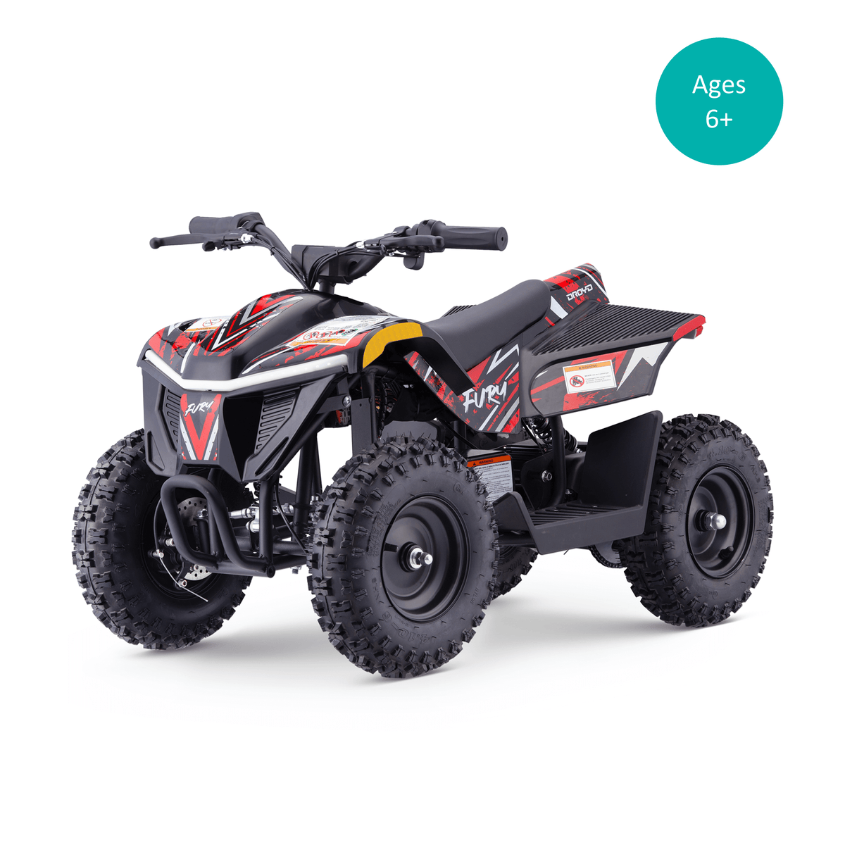Droyds Droyd Fury Electric ATV | Ages 6+ | 15 MPH | 10 Mile Range | 36V