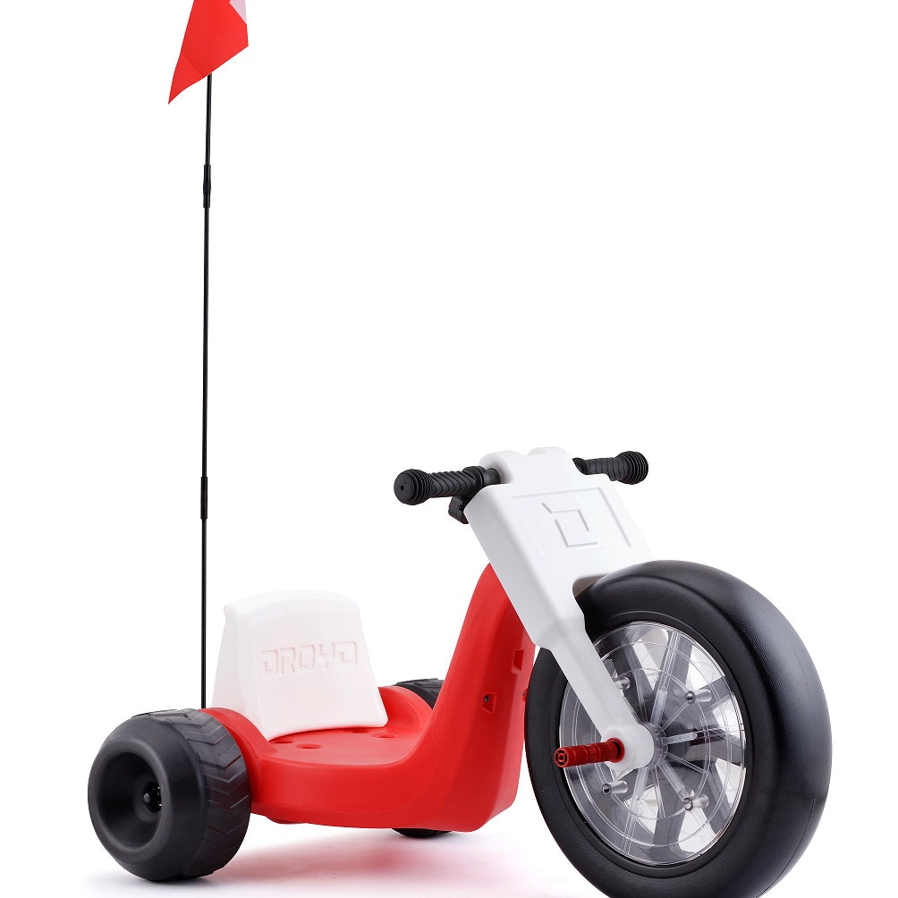 Romper product front view with red flag