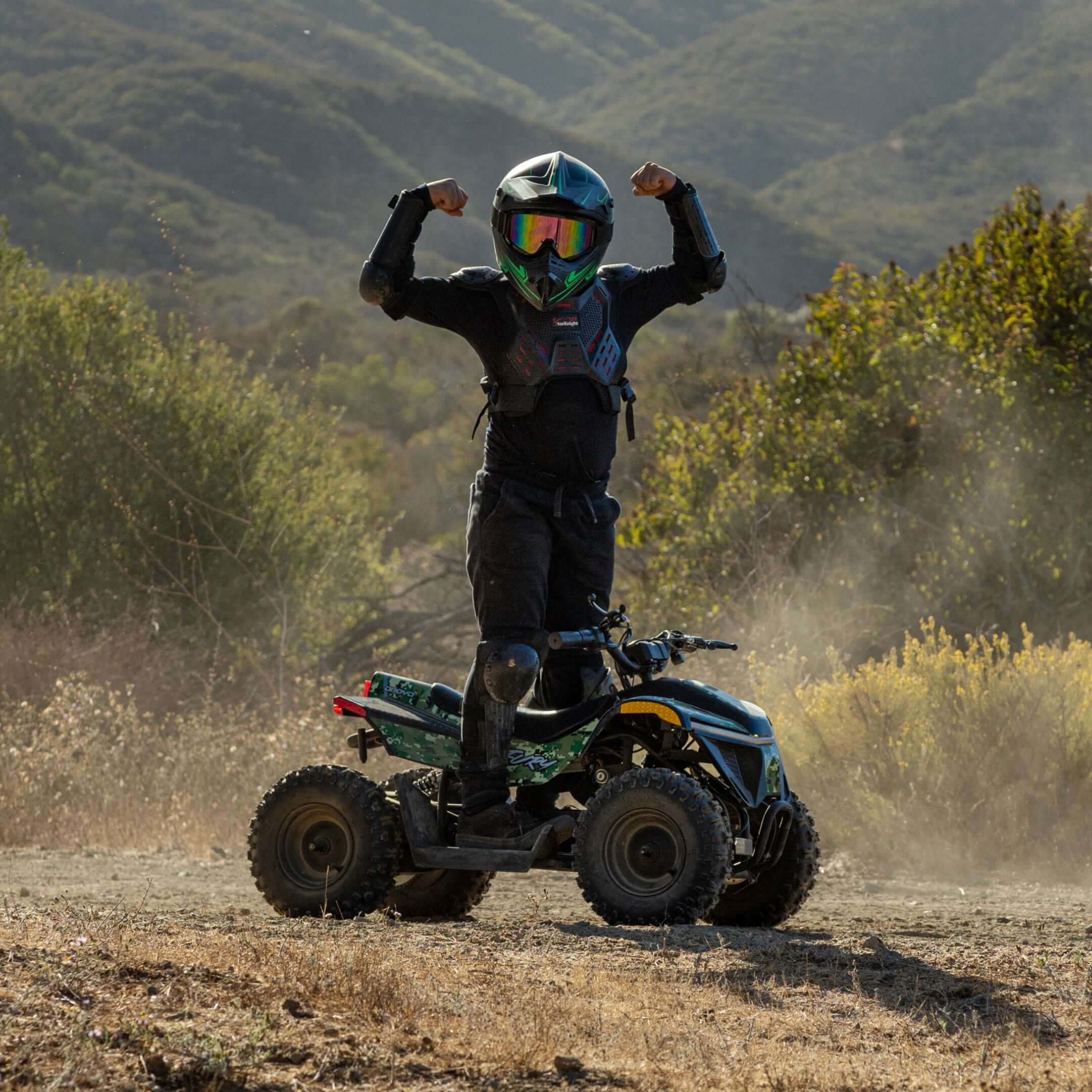 Droyd Fury Electric ATV | Ages 6+ | 15 MPH | 10 Mile Range | 36V